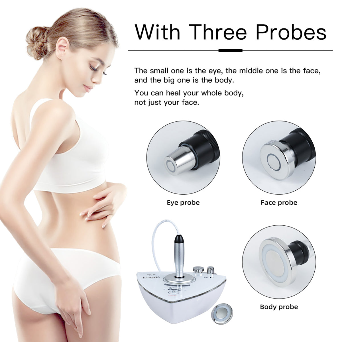 SQ20 RF Face & Body Device with 3 Interchangeable Probes Secondary image