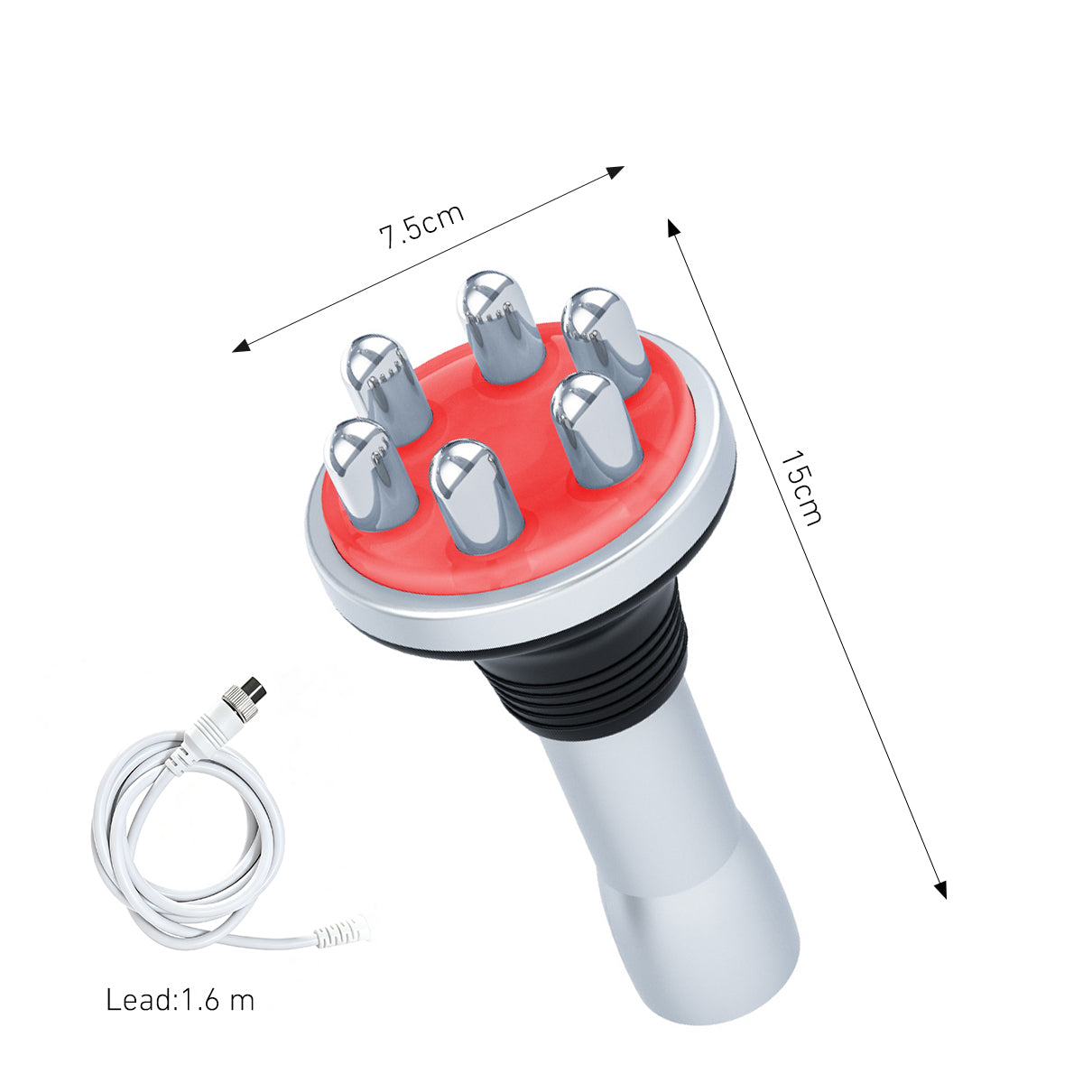 SQ154B Max – Appareil silhouette 11-en-1 blanc, cavitation 80K, RF et microcourants
