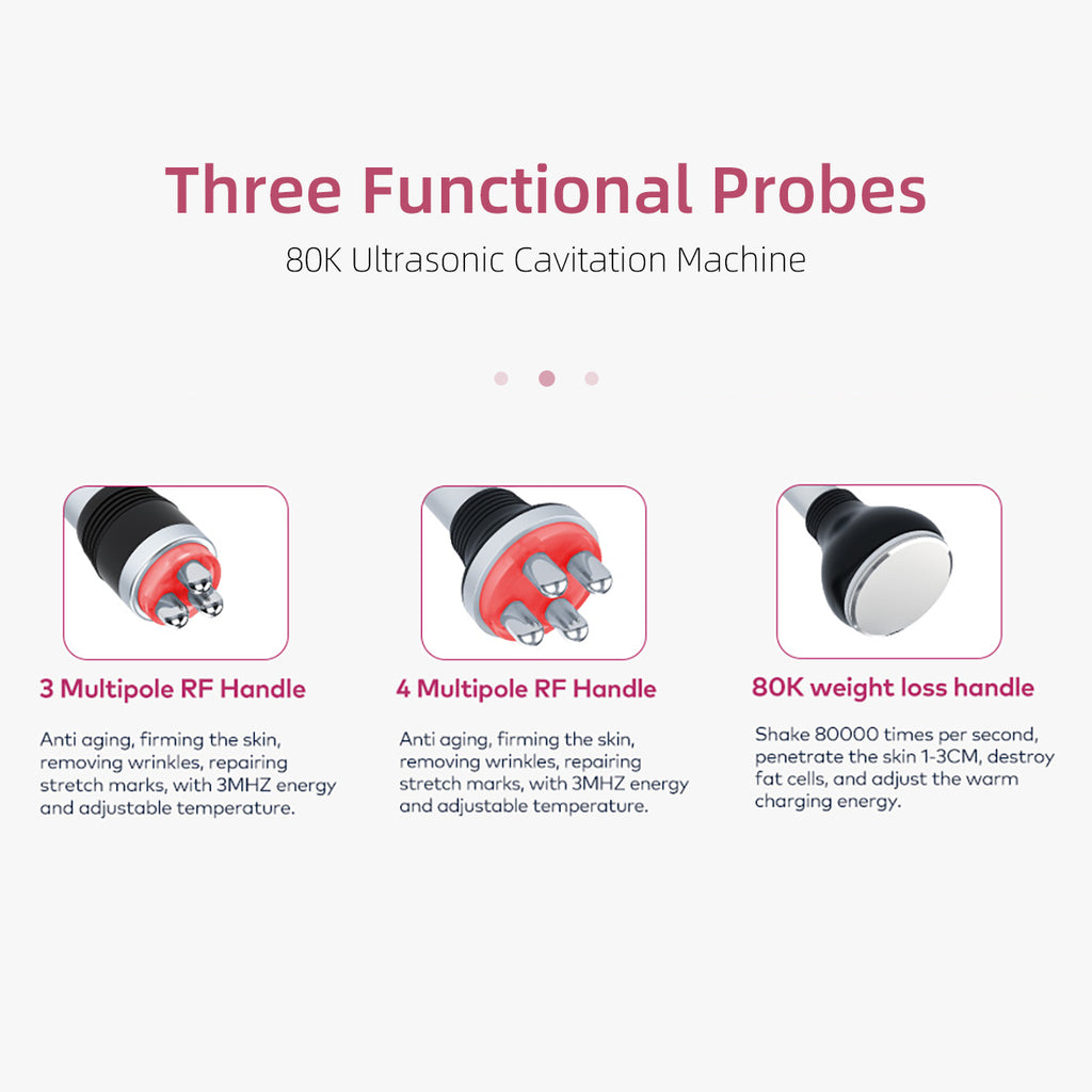 SQ148 Basic 3-in-1 80K Ultrasonic Cavitation & RF Machine