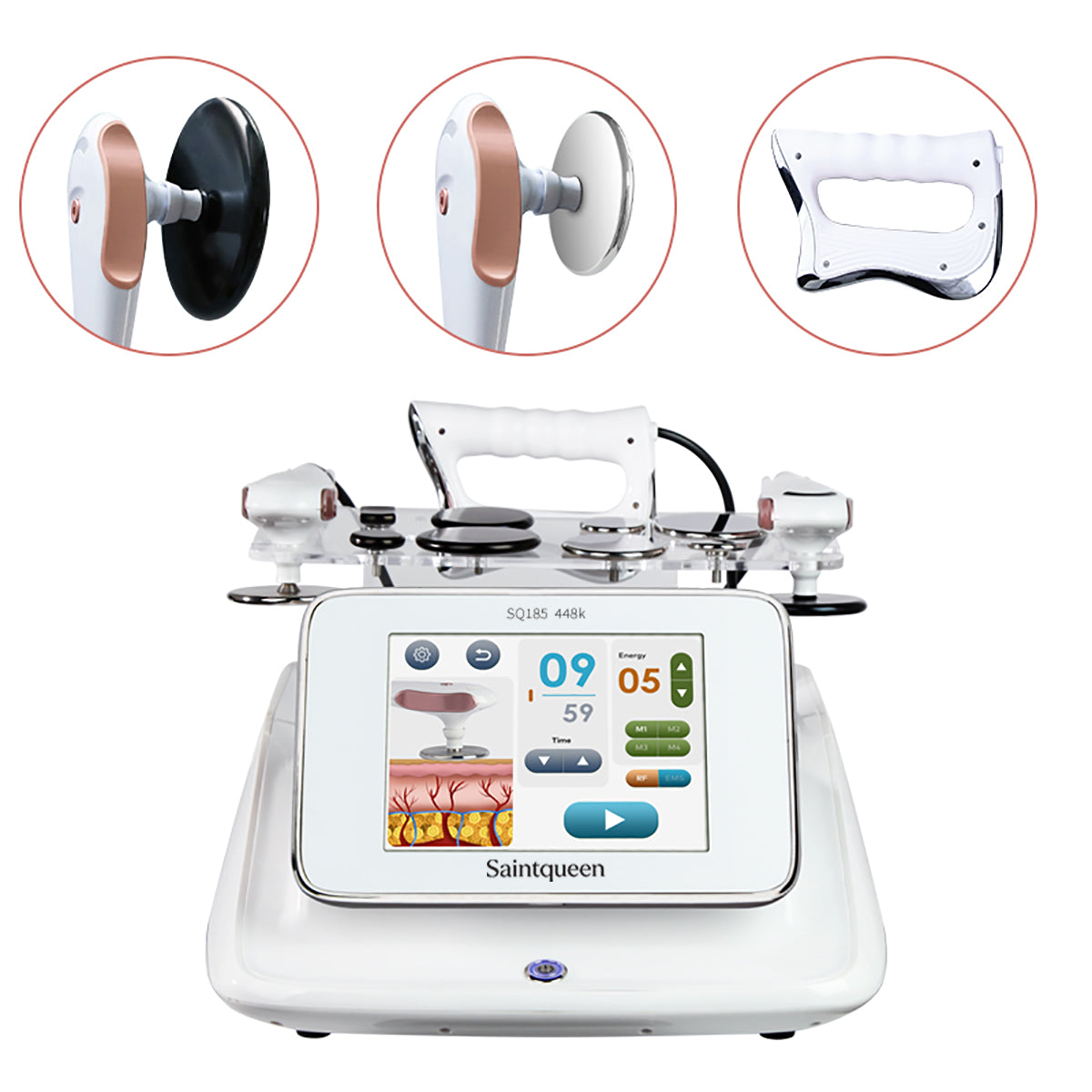 SQ185 448 kHz RF Beauty Device with CAP & RES Probes Main image