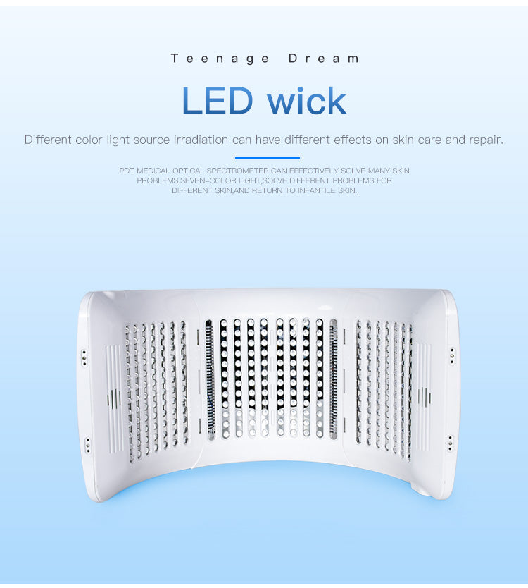 SQ2 – Panneau LED pliable visage et corps, 264 LED et 7 couleurs