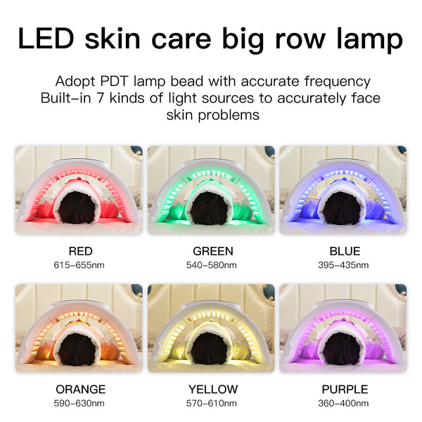 SQ2 – Panneau LED pliable visage et corps, 264 LED et 7 couleurs