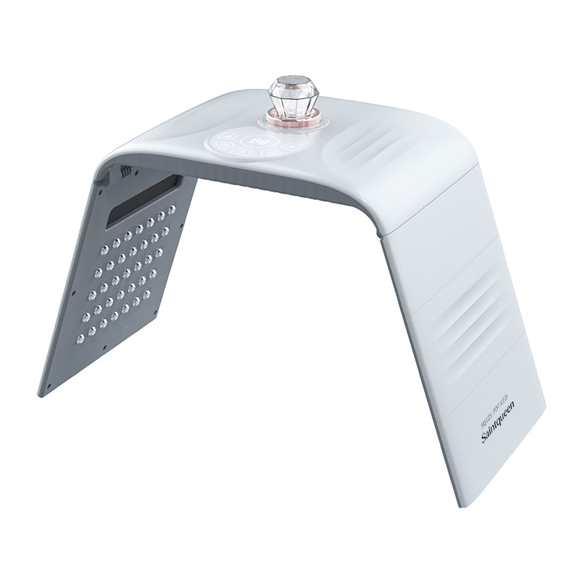 SQ125 7-Color PDT LED Light Therapy Spectrometer, 117 LED Beads Facial Skin Care Beauty Folding Machine with Ultrasonic Nano Spray & Hot Compress