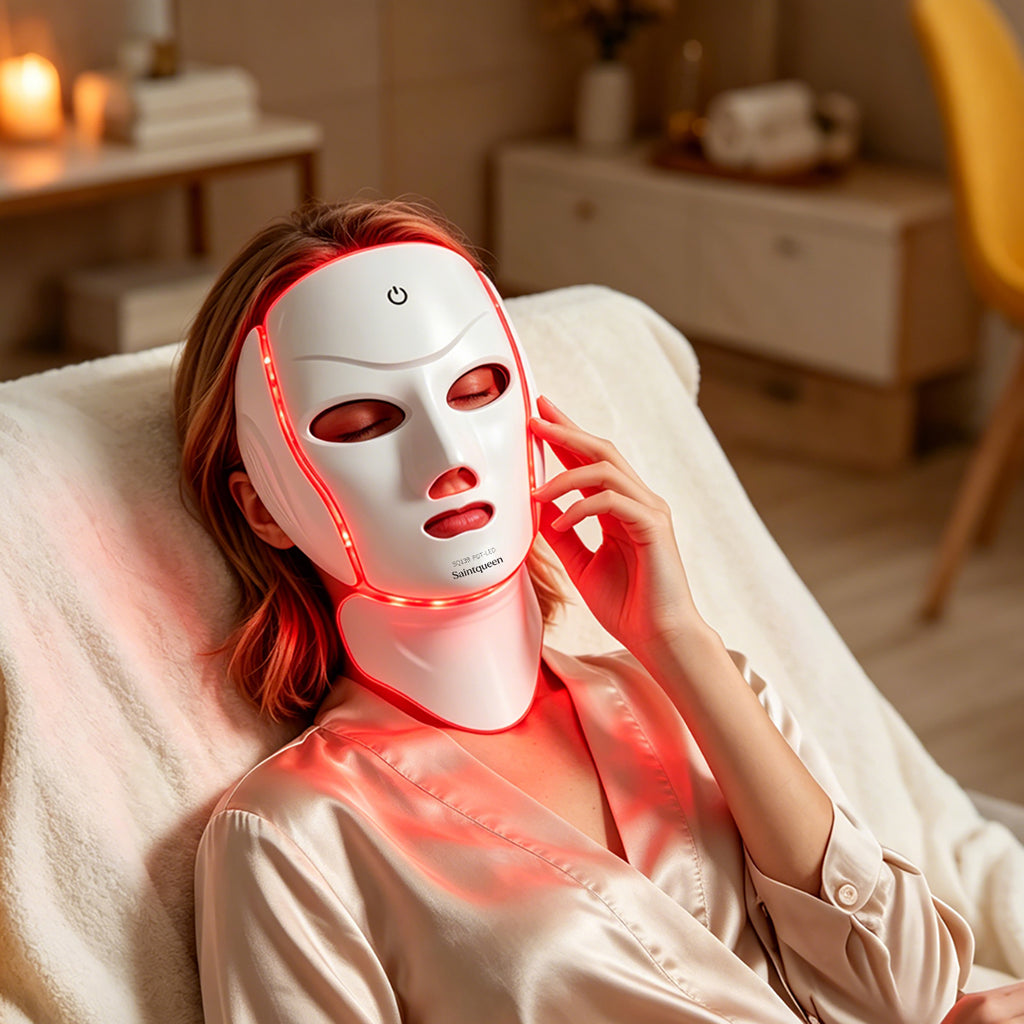 SQ139 119-LED 7-Color Face & Neck Mask with Microcurrent