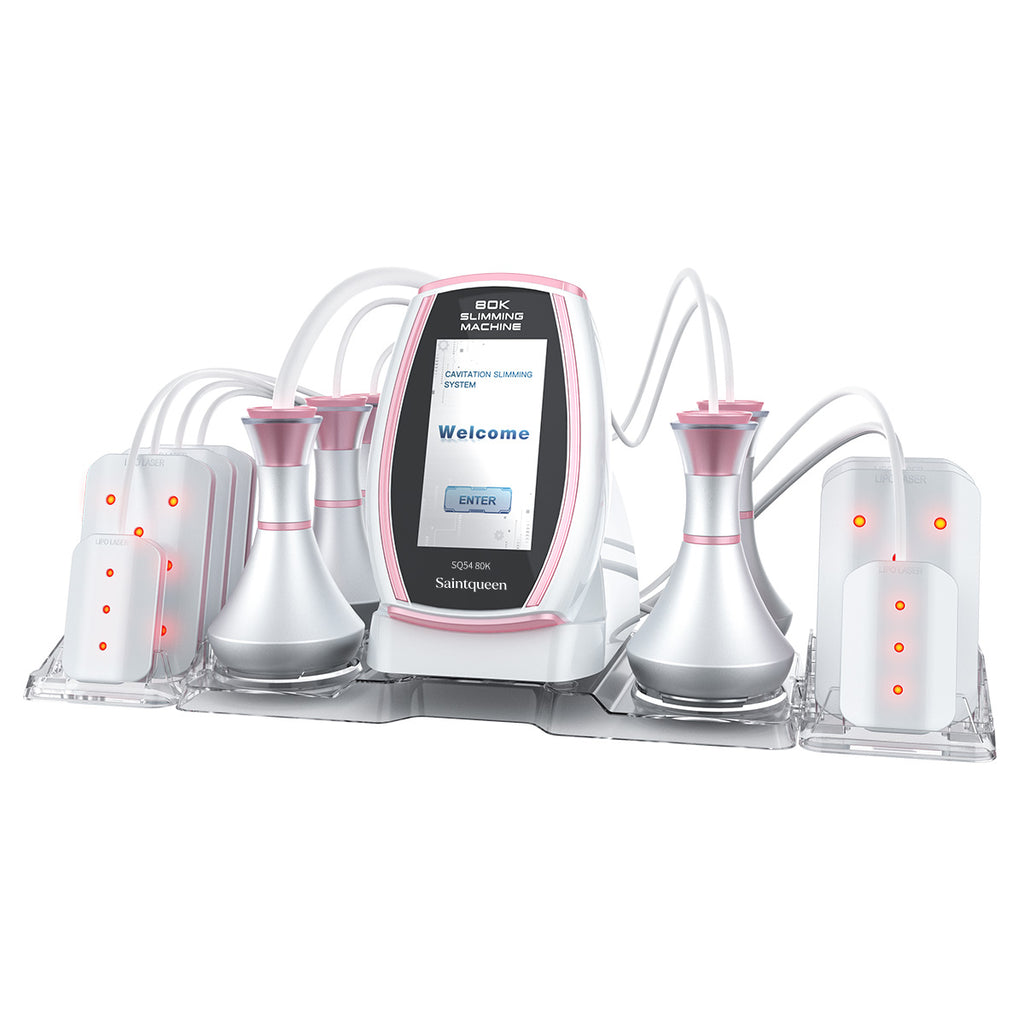 SQ54 Pro 6-en-1 – Cavitation 80K, RF, massage sous vide et plaques laser