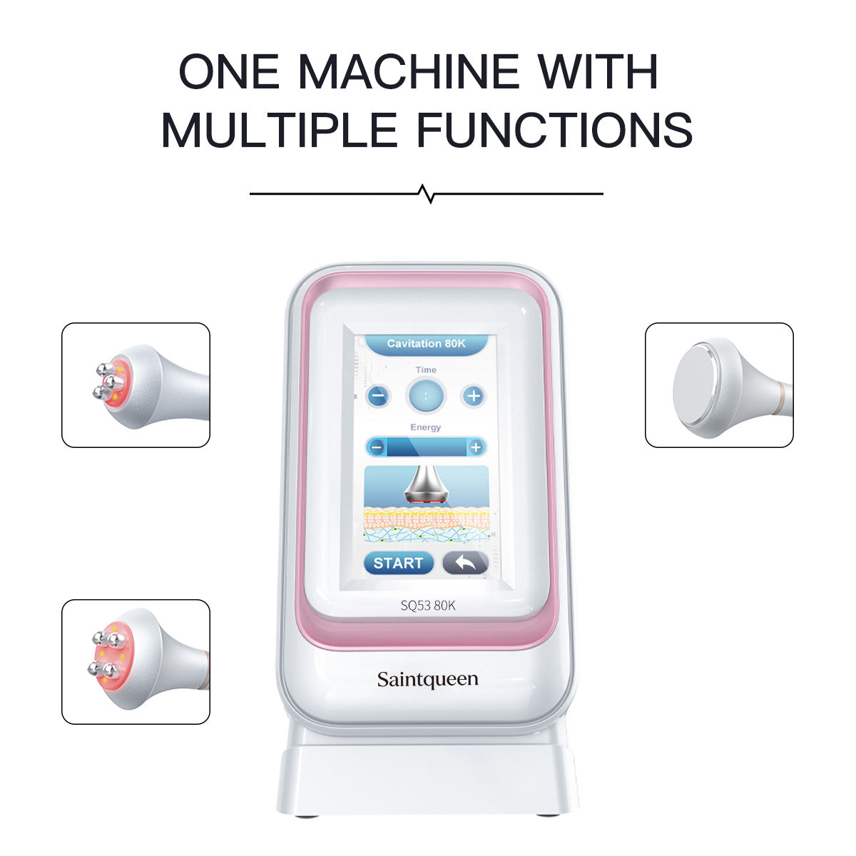 SQ53 Basic 3-en-1 – Cavitation 80K et RF 3 et 4 pôles Image secondaire du produit