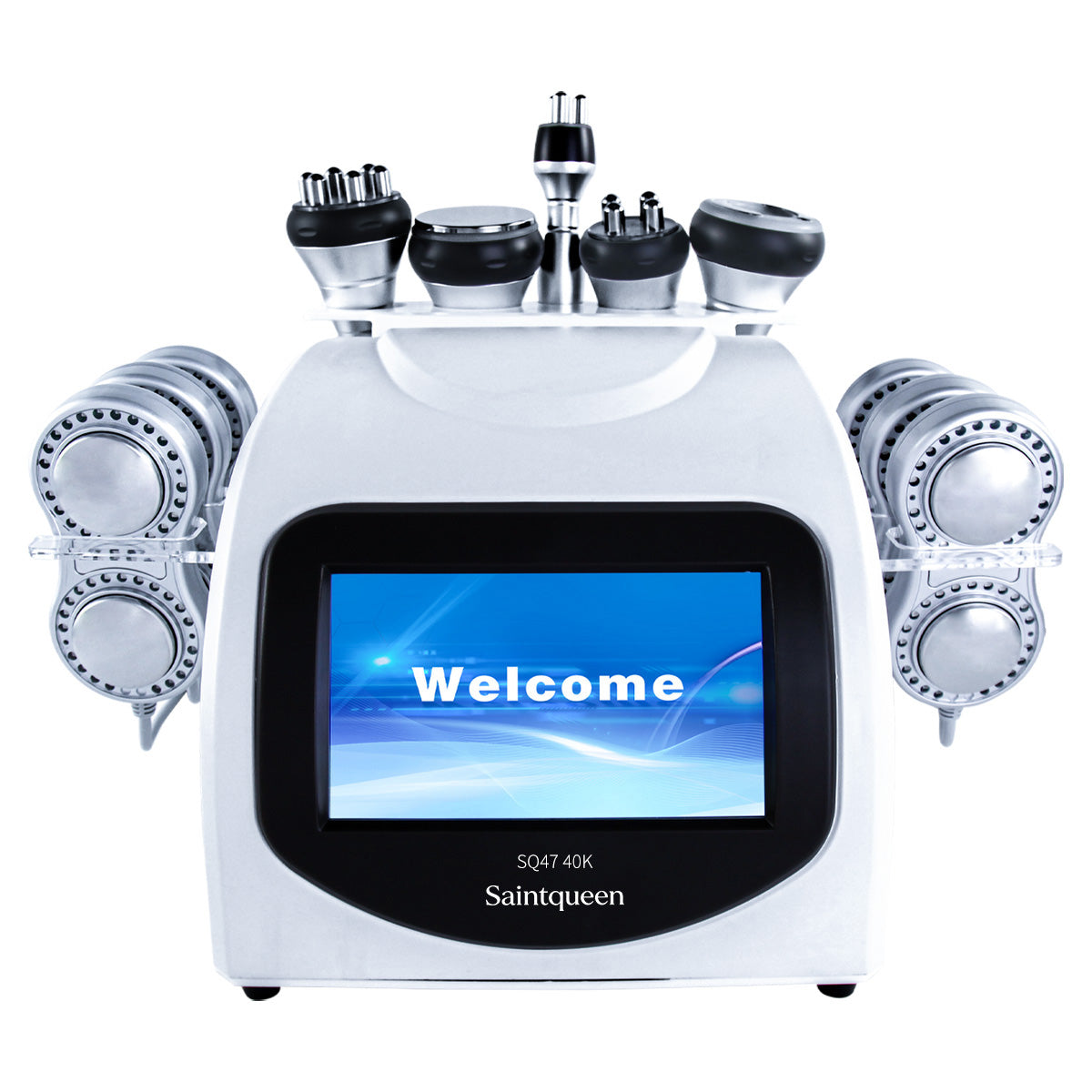 SQ47B Pro 6-en-1 – Cavitation 40K, trois RF, massage sous vide et plaques EMS laser Image principale du produit