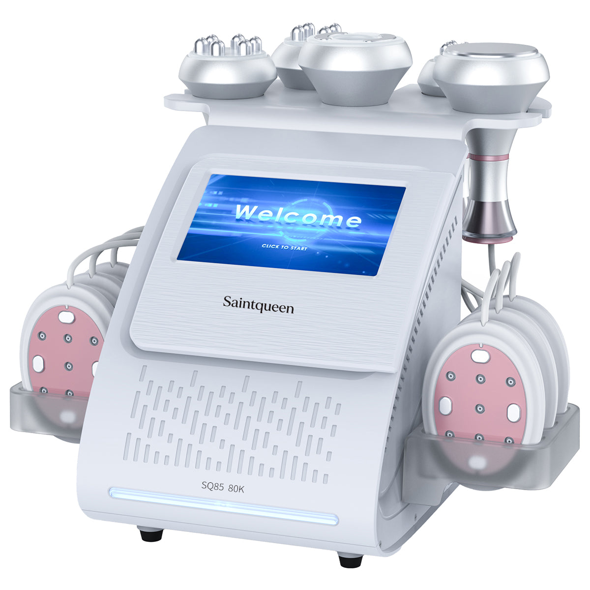 SQ85B Pro 6-en-1 – Cavitation 80K, RF et plaques micro-électriques à lumière rouge Image principale du produit