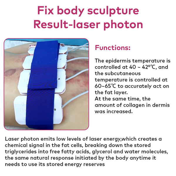 SQ85D Plus 9-in-1 80K Ultrasonic Cavitation & RF Machine with Laser Pads