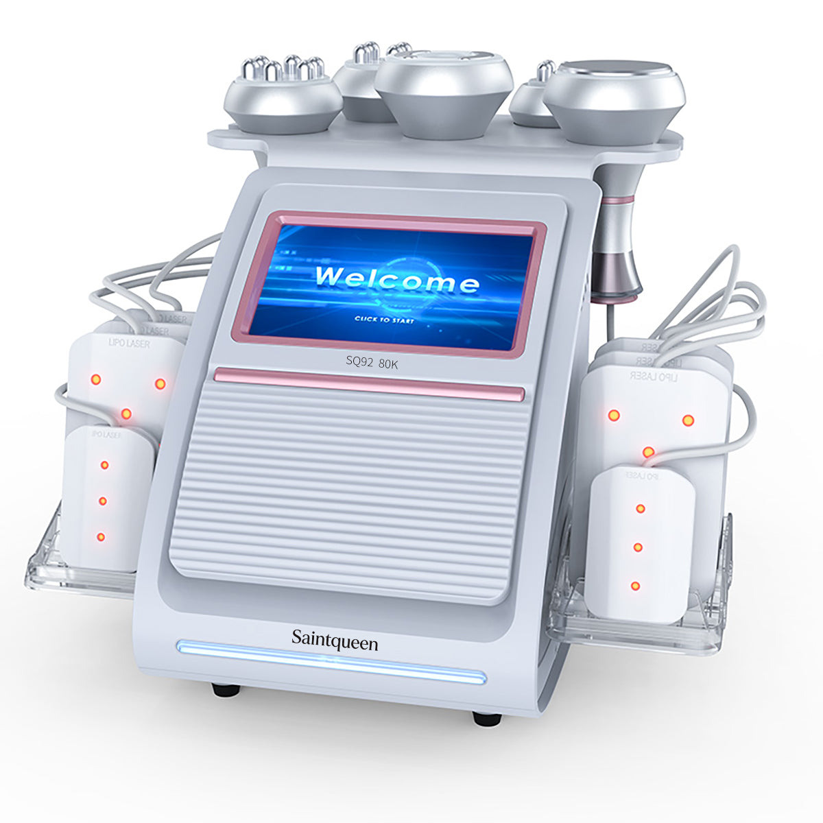 SQ92C Pro 6-en-1 – Cavitation 80K, RF et grandes et petites plaques laser Image principale du produit