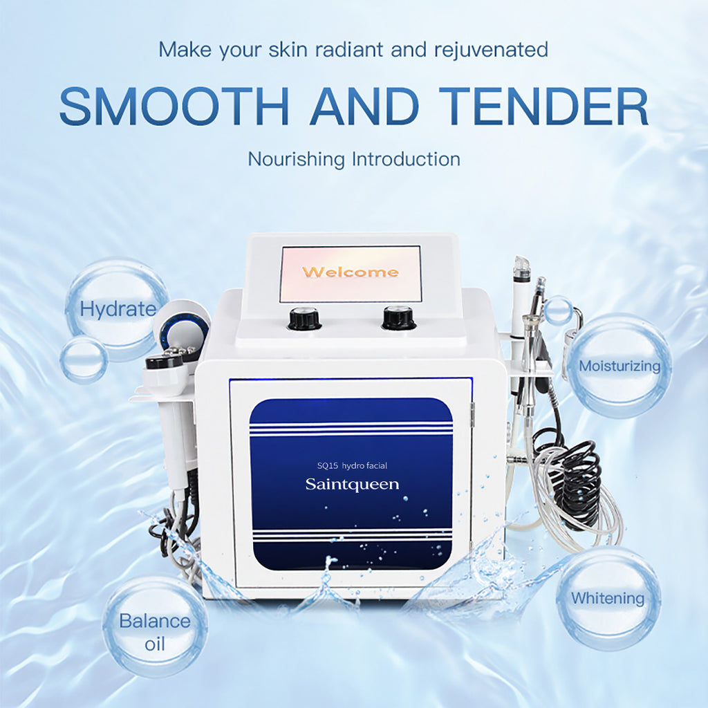 SQ15 Aqua Plus Appareil hydrofacial 7-en-1 à écran tactile