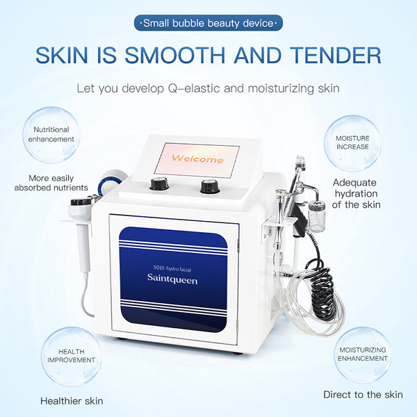SQ15 Aqua Plus Appareil hydrofacial 7-en-1 à écran tactile