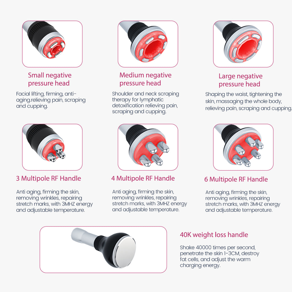 SQ41 Appareil de cavitation 40K et RF, 7-en-1
