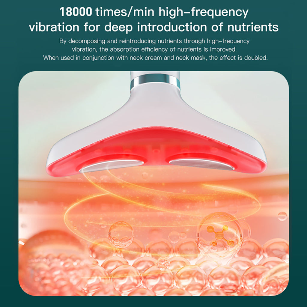 SQ106 EMS Neck & Face Beauty Device with LED Light