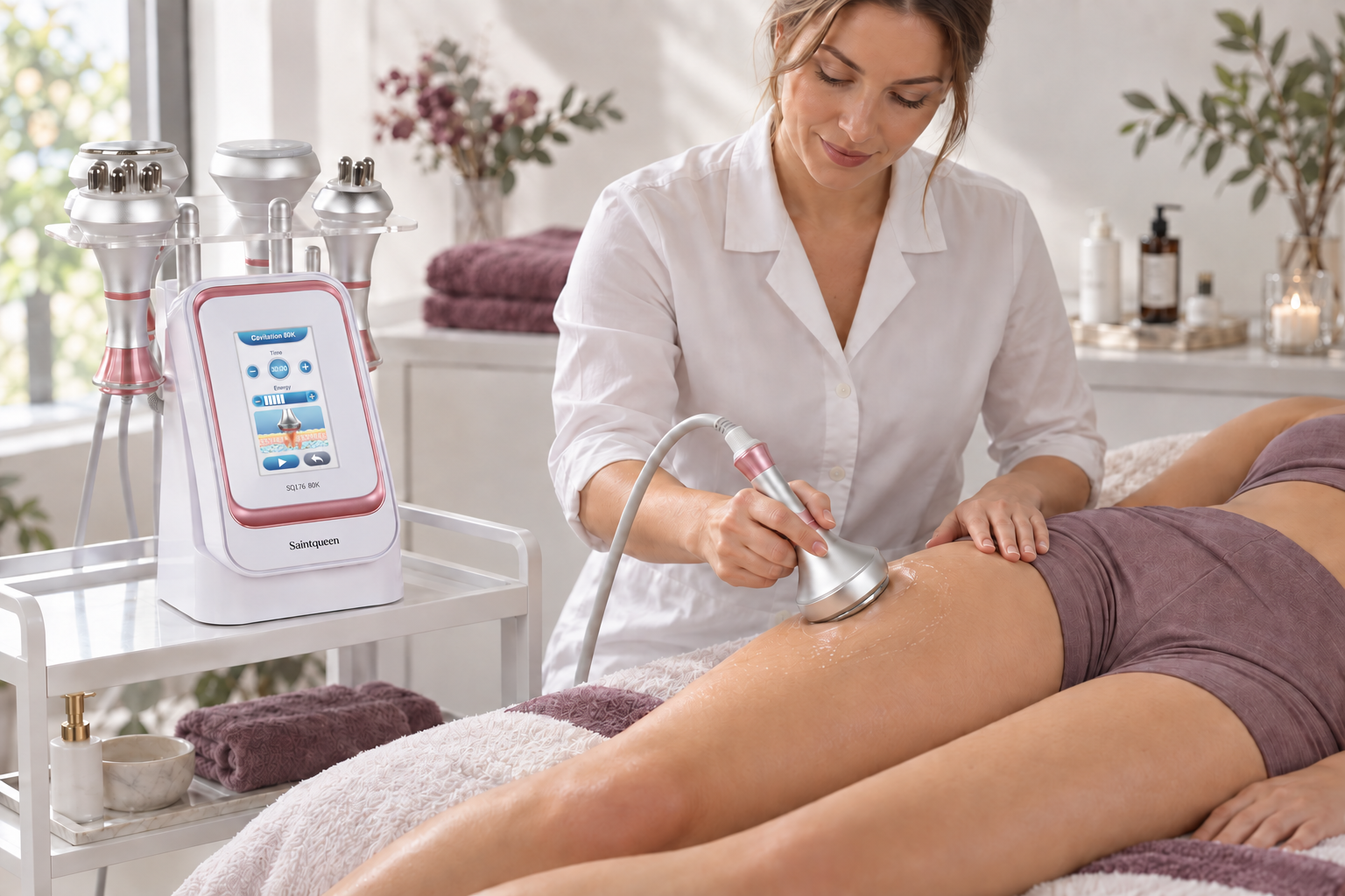 SQ176A Basic – Appareil silhouette 4-en-1, cavitation 80K et RF Image secondaire du produit